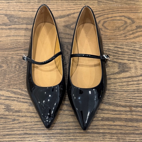 Madewell Shoes - Madewell Black Patent Leather Flats